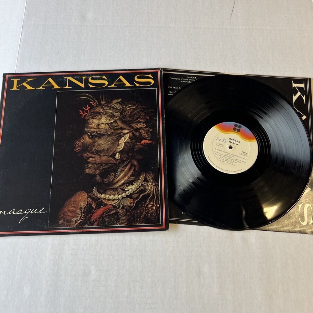 Kansas‎ Masque 1976 PZ 33806 Vinyl 33 LP Record